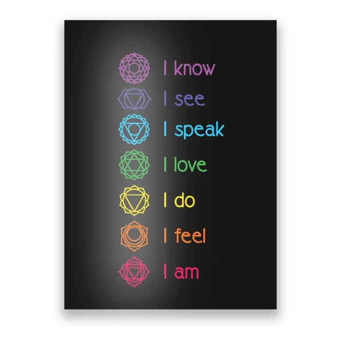 Chakra Alignt Yoga Meditation Spiritual Poster