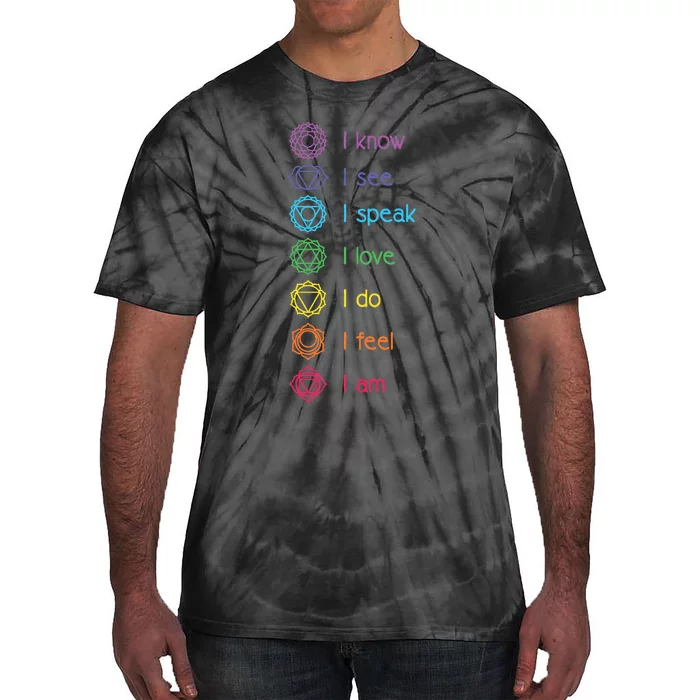 Chakra Alignt Yoga Meditation Spiritual Tie-Dye T-Shirt