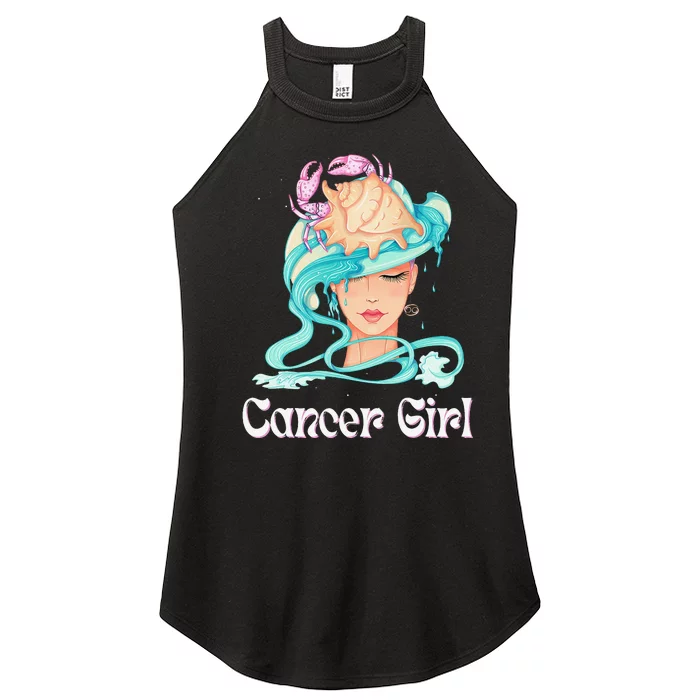 Cancer Astrology Zodiac Signs June July Birthday Women’s Perfect Tri Rocker Tank