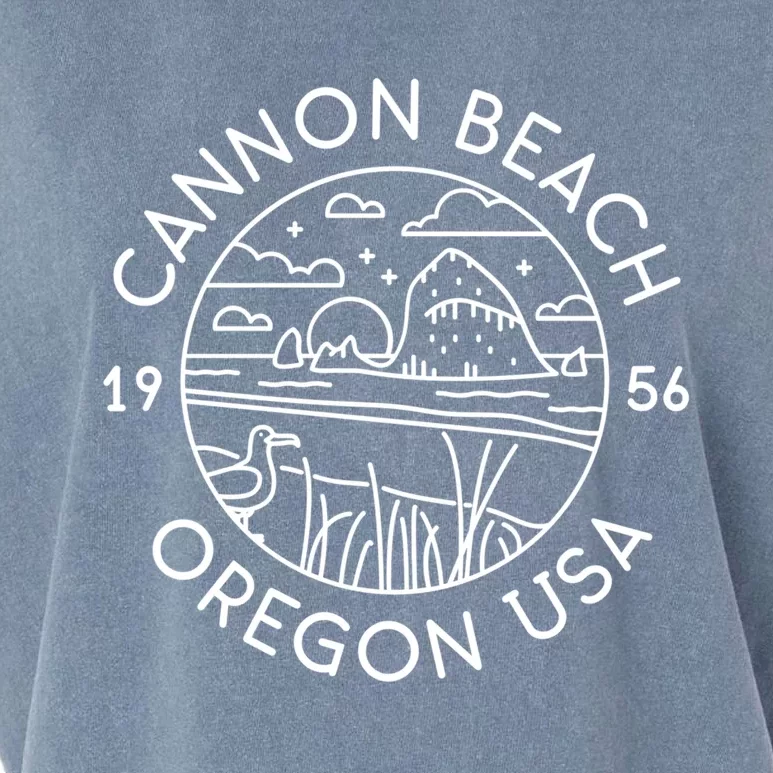 Cannon Beach 1956 Oregon Clatsop Gift Garment-Dyed Women's Muscle Tee