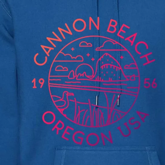 Cannon Beach 1956 Oregon Clatsop Gift Premium Hoodie