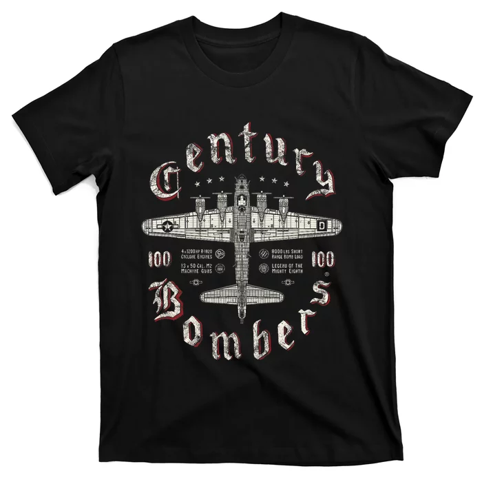 Century Bombers 100th Bomb Group B 17 T-Shirt