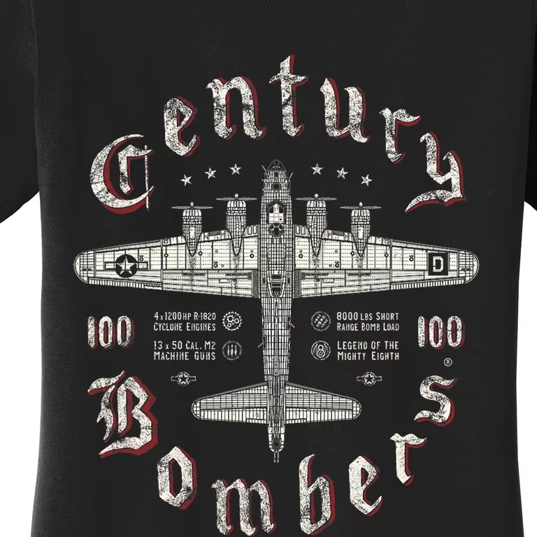 Century Bombers 100th Bomb Group B 17 Women's T-Shirt