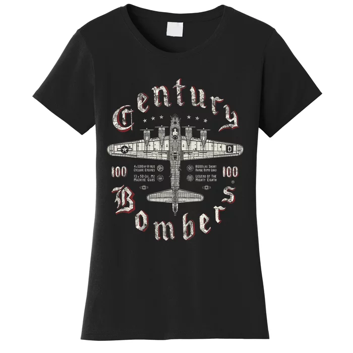 Century Bombers 100th Bomb Group B 17 Women's T-Shirt