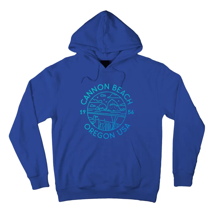 Cannon Beach 1956 Oregon Clatsop Gift Hoodie