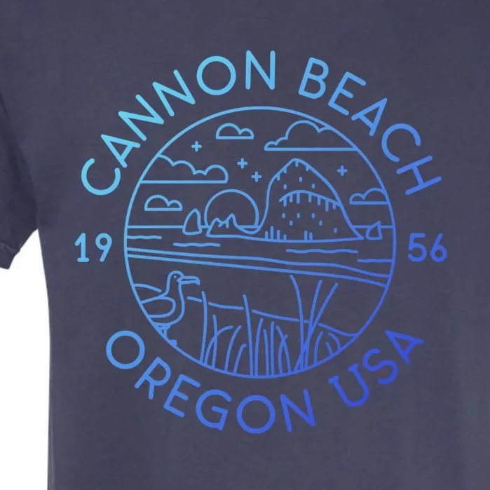 Cannon Beach 1956 Oregon Clatsop Gift Garment-Dyed Heavyweight T-Shirt