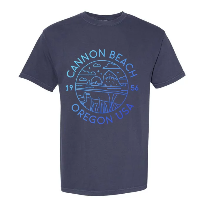 Cannon Beach 1956 Oregon Clatsop Gift Garment-Dyed Heavyweight T-Shirt