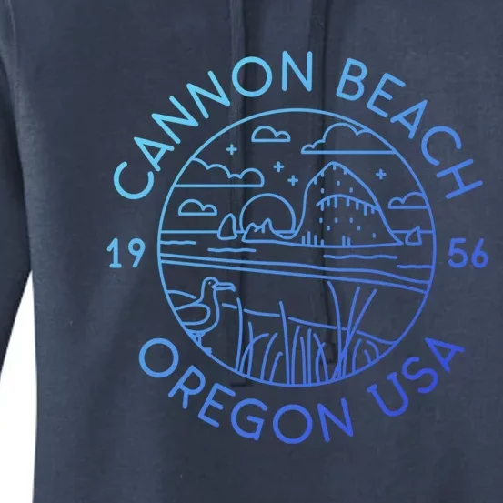 Cannon Beach 1956 Oregon Clatsop Gift Women's Pullover Hoodie