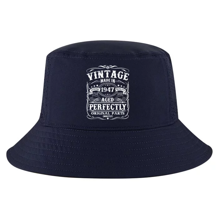 Classic Birthday 1947 Gift 75th Birthday Cool Comfort Performance Bucket Hat