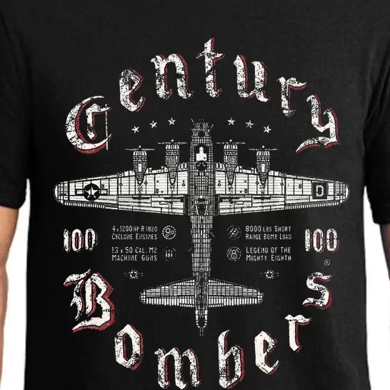 Century Bombers 100th Bomb Group B17 Pajama Set