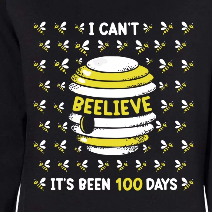 Can't Believe 100 Days Of School Teachers Boys Girls Gift Womens California Wash Sweatshirt