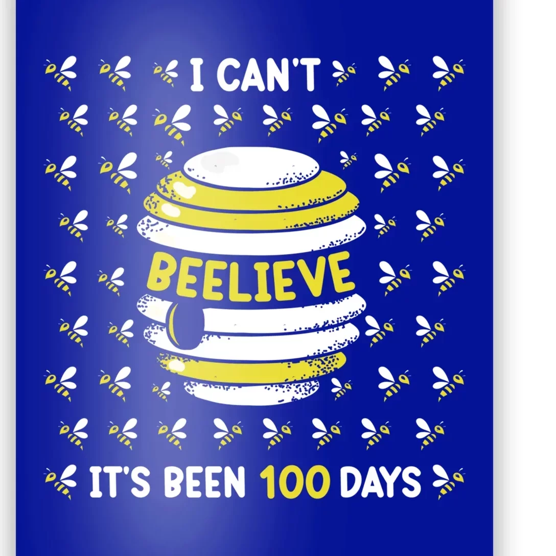 Can't Believe 100 Days Of School Teachers Boys Girls Gift Poster