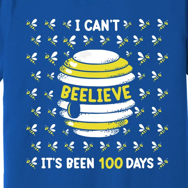 Can't Believe 100 Days Of School Teachers Boys Girls Gift Premium T-Shirt