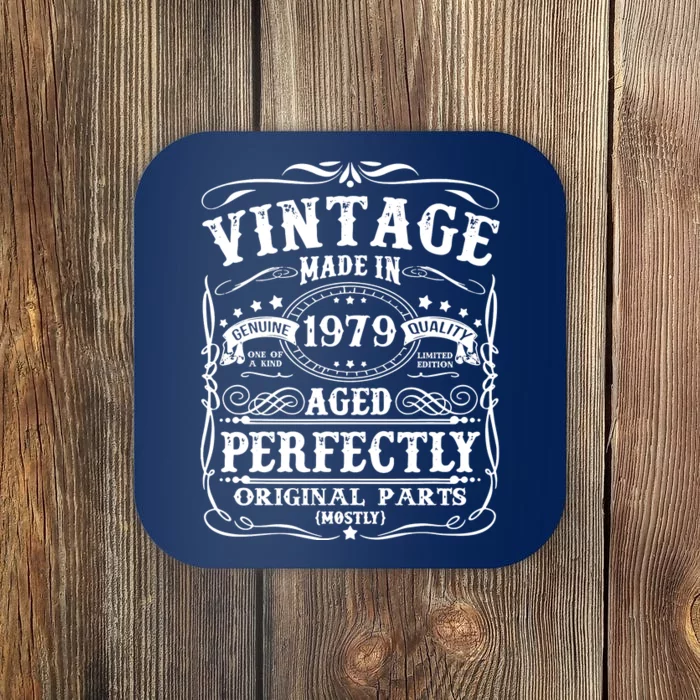 Classic Birthday 1979 Gift 43rd Birthday Coaster