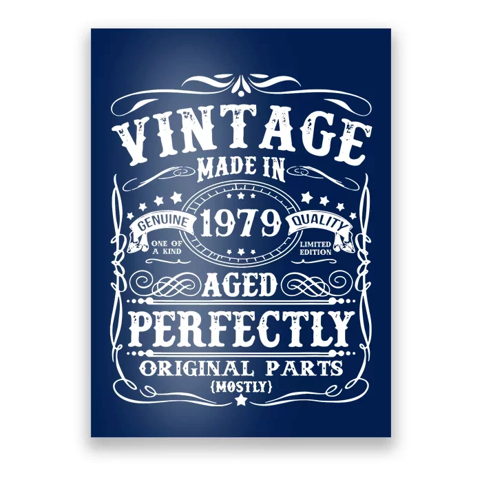 Classic Birthday 1979 Gift 43rd Birthday Poster