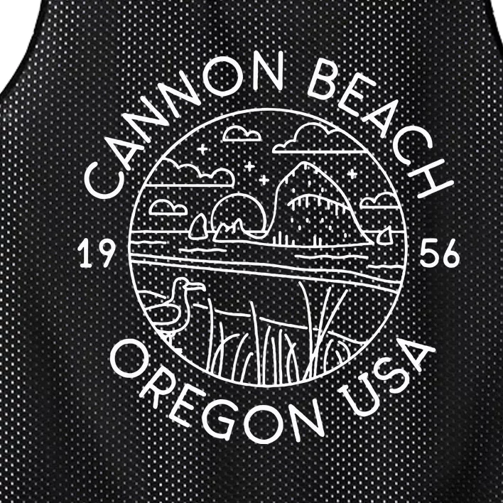 Cannon Beach 1956 Oregon Clatsop Mesh Reversible Basketball Jersey Tank