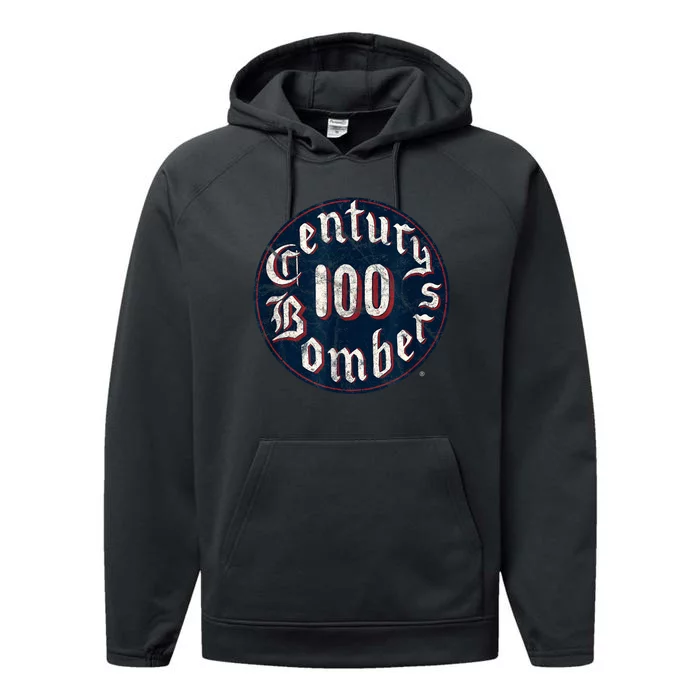 Century Bombers 100th Bomb Group B17 Performance Fleece Hoodie