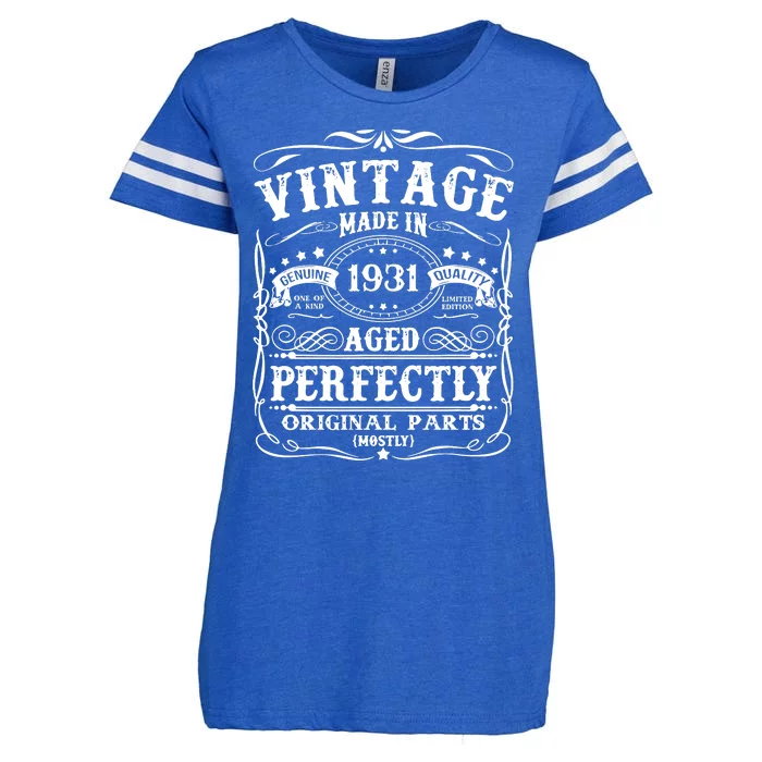 Classic Birthday 1931 Gift 91st Birthday Enza Ladies Jersey Football T-Shirt