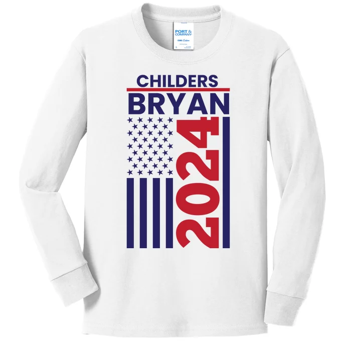 Childers Bryan 2024 Kids Long Sleeve Shirt