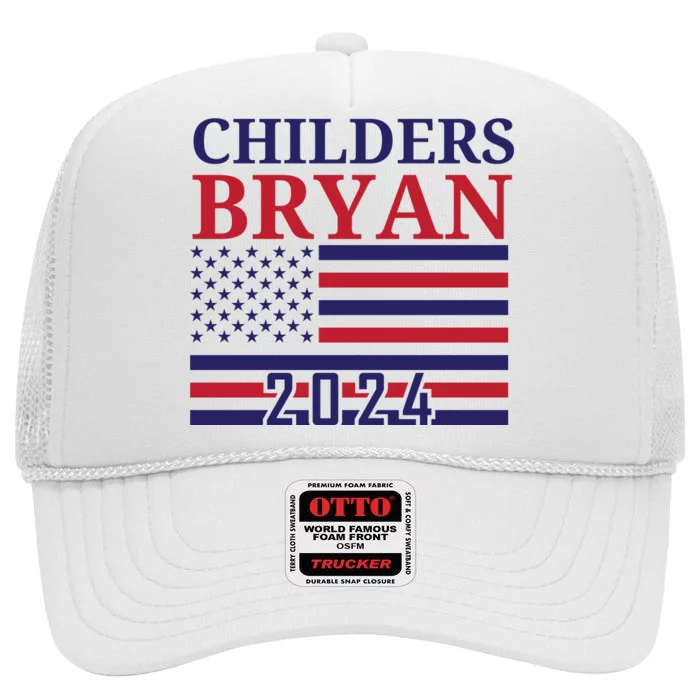 Childers Bryan 2024 High Crown Mesh Trucker Hat