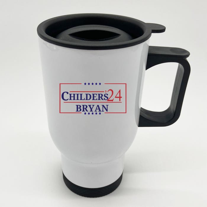 Childers Bryan 2024 Front & Back Stainless Steel Travel Mug