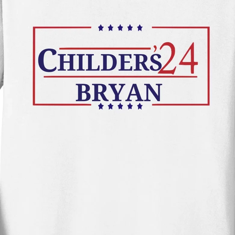 Childers Bryan 2024 Kids Long Sleeve Shirt