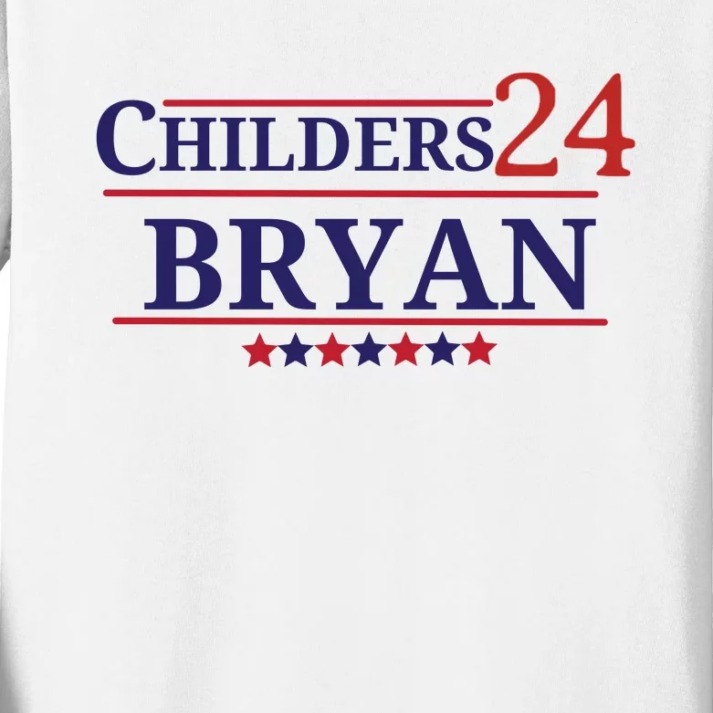 Childers Bryan 2024 Kids Long Sleeve Shirt