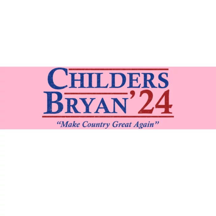 Childers Bryan 2024 Election Make Country Great Again Bumper Sticker