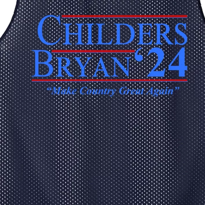 Childers Bryan 2024 Make Country Great Again Mesh Reversible Basketball Jersey Tank