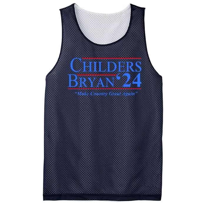 Childers Bryan 2024 Make Country Great Again Mesh Reversible Basketball Jersey Tank