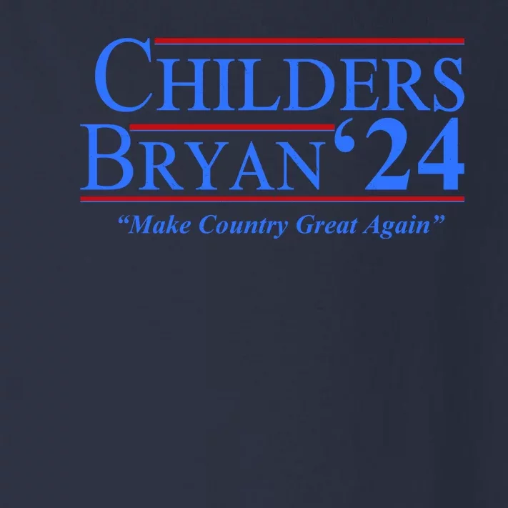 Childers Bryan 2024 Make Country Great Again Toddler Long Sleeve Shirt