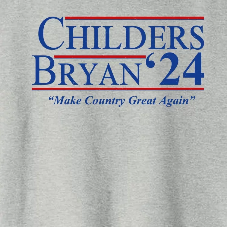 Childers Bryan 2024 Make Country Great Again Women's Crop Top Tee