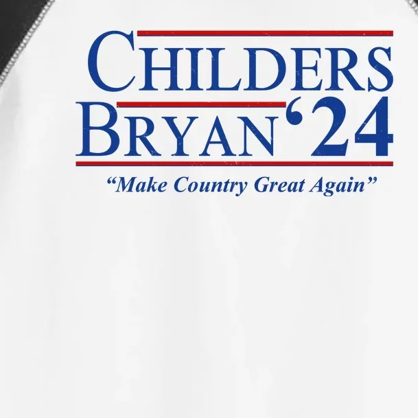 Childers Bryan 2024 Make Country Great Again Toddler Fine Jersey T-Shirt