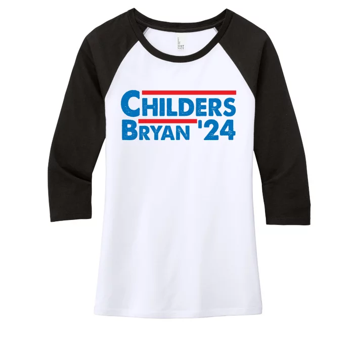 Childers Bryan '24 Women's Tri-Blend 3/4-Sleeve Raglan Shirt