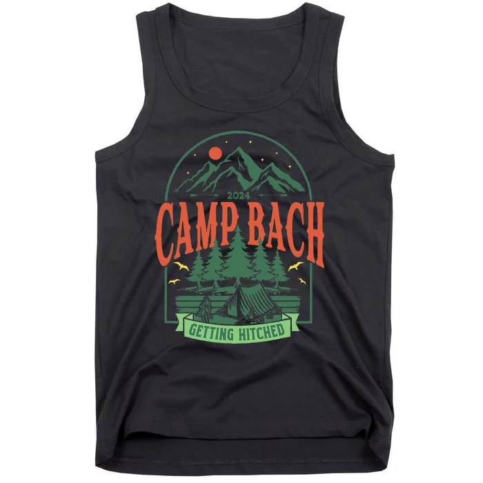 Camp Bach 2024 Getting Hitched Camping Tank Top