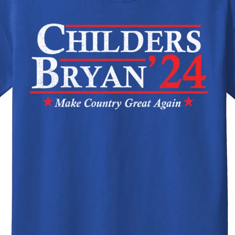 Childers Bryan 2024 Make Country Great Kids T-Shirt