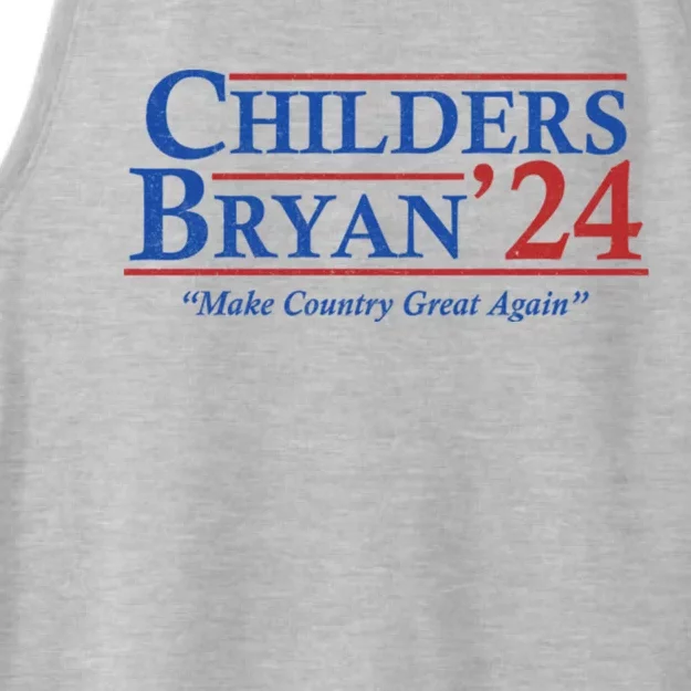 Childers Bryan 2024 Make Country Great Again Ladies Tri-Blend Wicking Tank