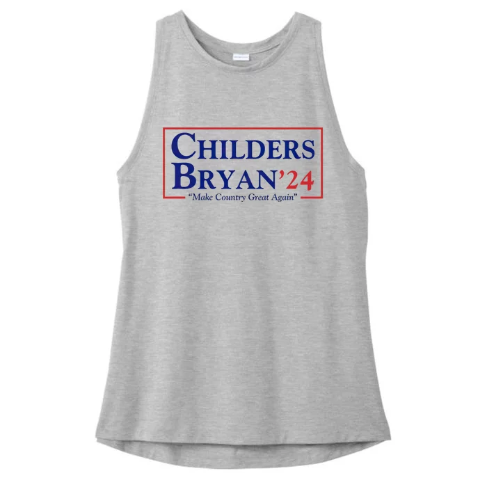 Childers Bryan 2024 Make Country Great Again Ladies Tri-Blend Wicking Tank