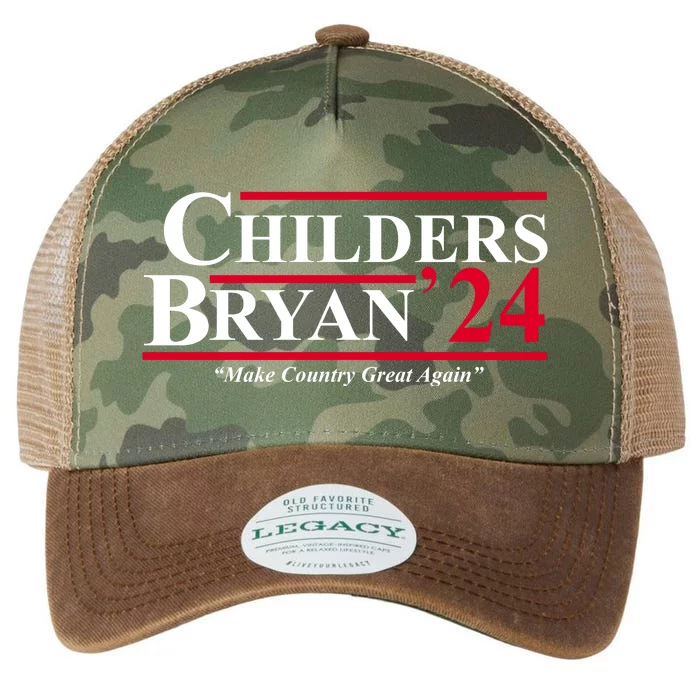 Childers Bryan 2024 Make Country Great Again Legacy Tie Dye Trucker Hat