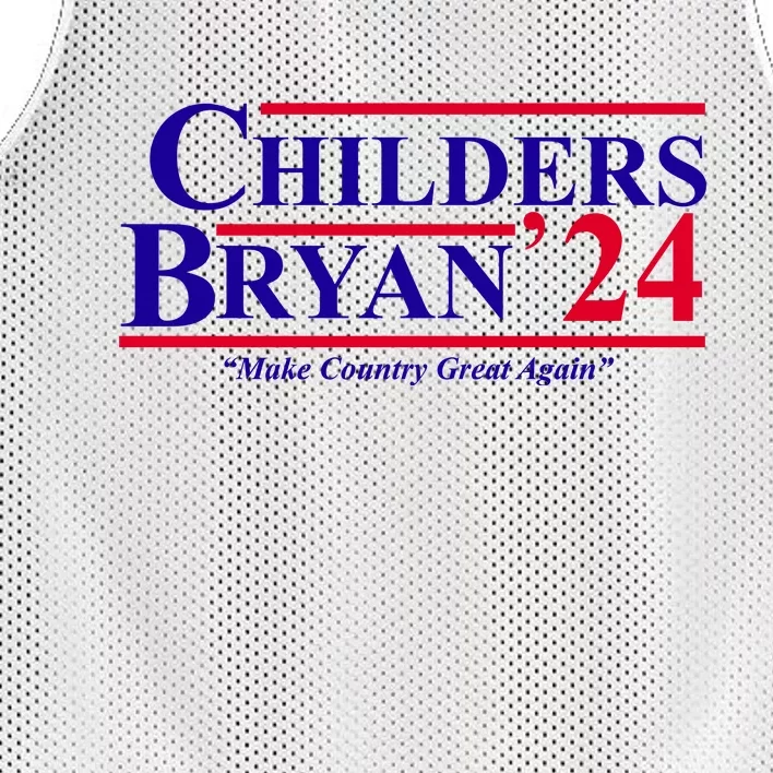 Childers Bryan 2024 Make Country Great Again Mesh Reversible Basketball Jersey Tank