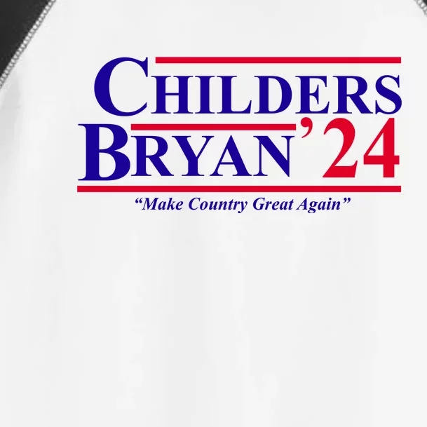 Childers Bryan 2024 Make Country Great Again Toddler Fine Jersey T-Shirt