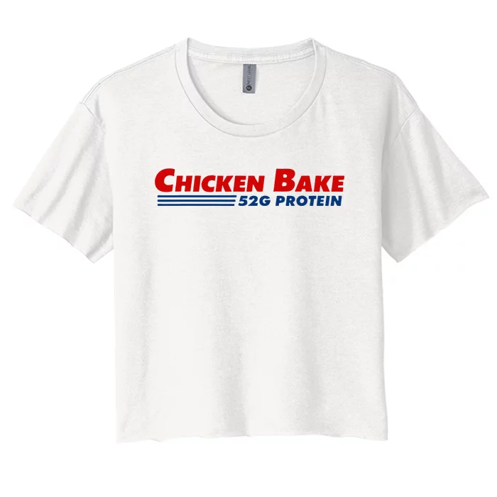 Chicken Bake 52g Protein Women's Crop Top Tee