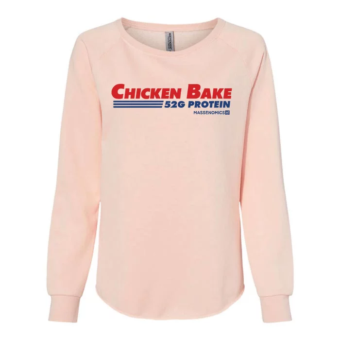 Chicken Bake 52g Protein Womens California Wash Sweatshirt