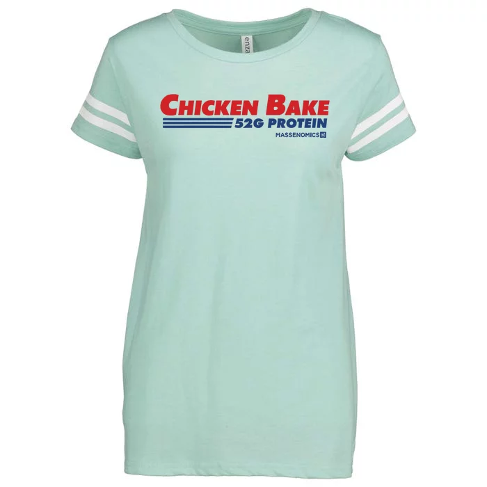 Chicken Bake 52g Protein Enza Ladies Jersey Football T-Shirt