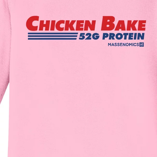 Chicken Bake 52g Protein Baby Long Sleeve Bodysuit