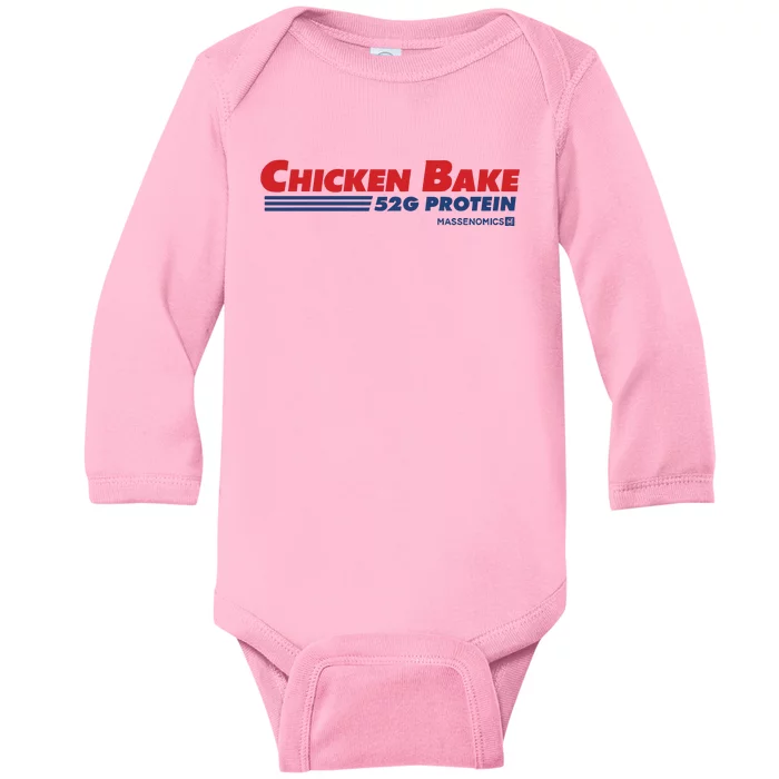 Chicken Bake 52g Protein Baby Long Sleeve Bodysuit