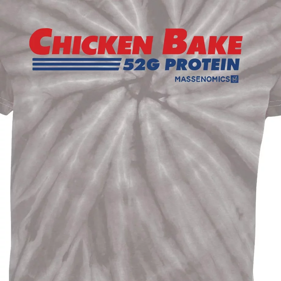 Chicken Bake 52g Protein Kids Tie-Dye T-Shirt