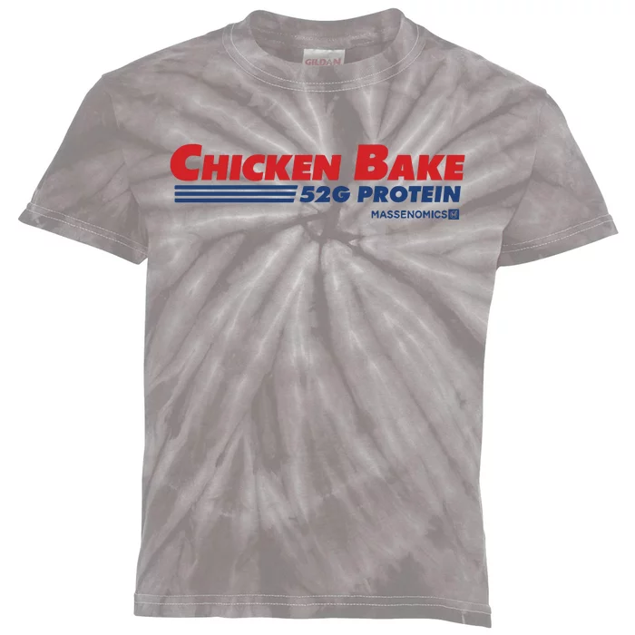 Chicken Bake 52g Protein Kids Tie-Dye T-Shirt