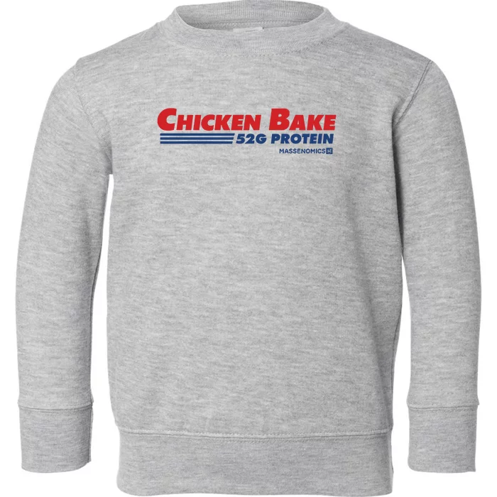 Chicken Bake 52g Protein Toddler Sweatshirt