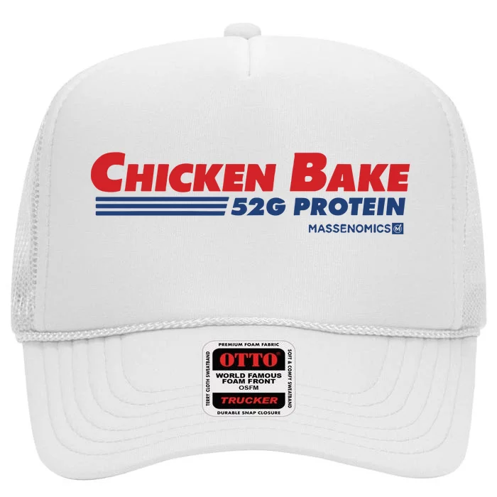 Chicken Bake 52g Protein High Crown Mesh Trucker Hat